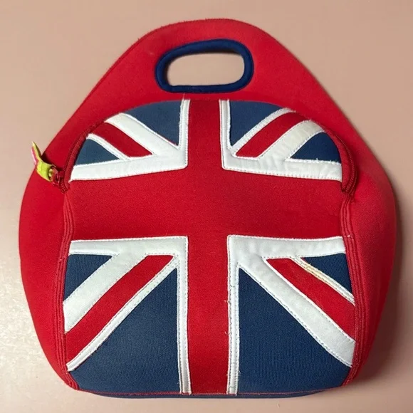 Dabbawalla Bags British Invasion Lunch Bag Union Jack Insulated Lunch Bag - Picture 1 of 8